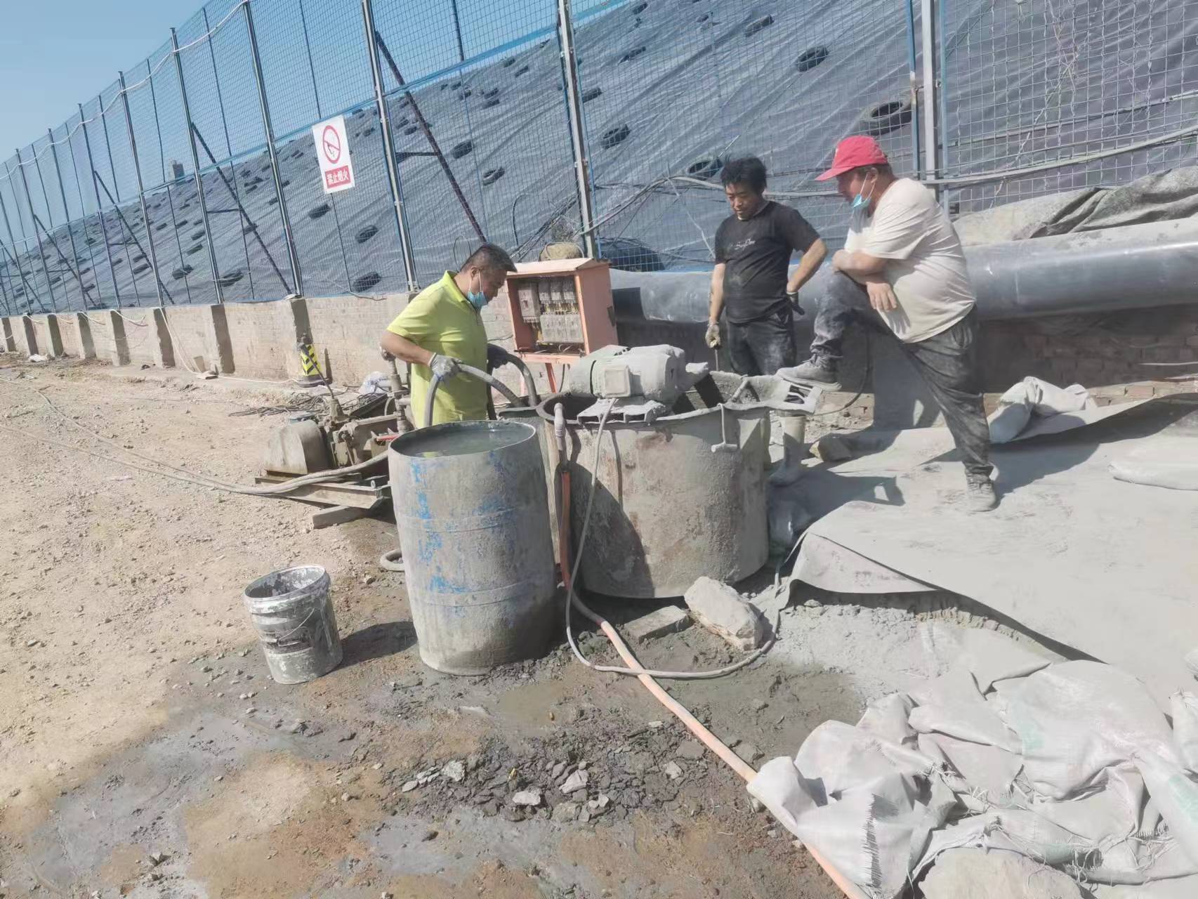 泰丰办事处袖阀管注浆