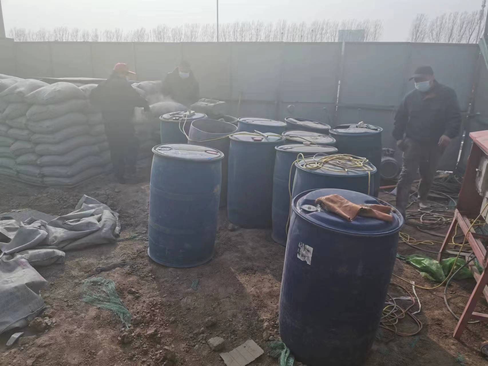 泰丰办事处水泥注浆